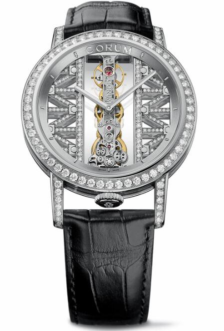 Corum GOLDEN BRIDGE ROUND 43 Replica watch B113/03043–113.901.69/OF01 GG69G